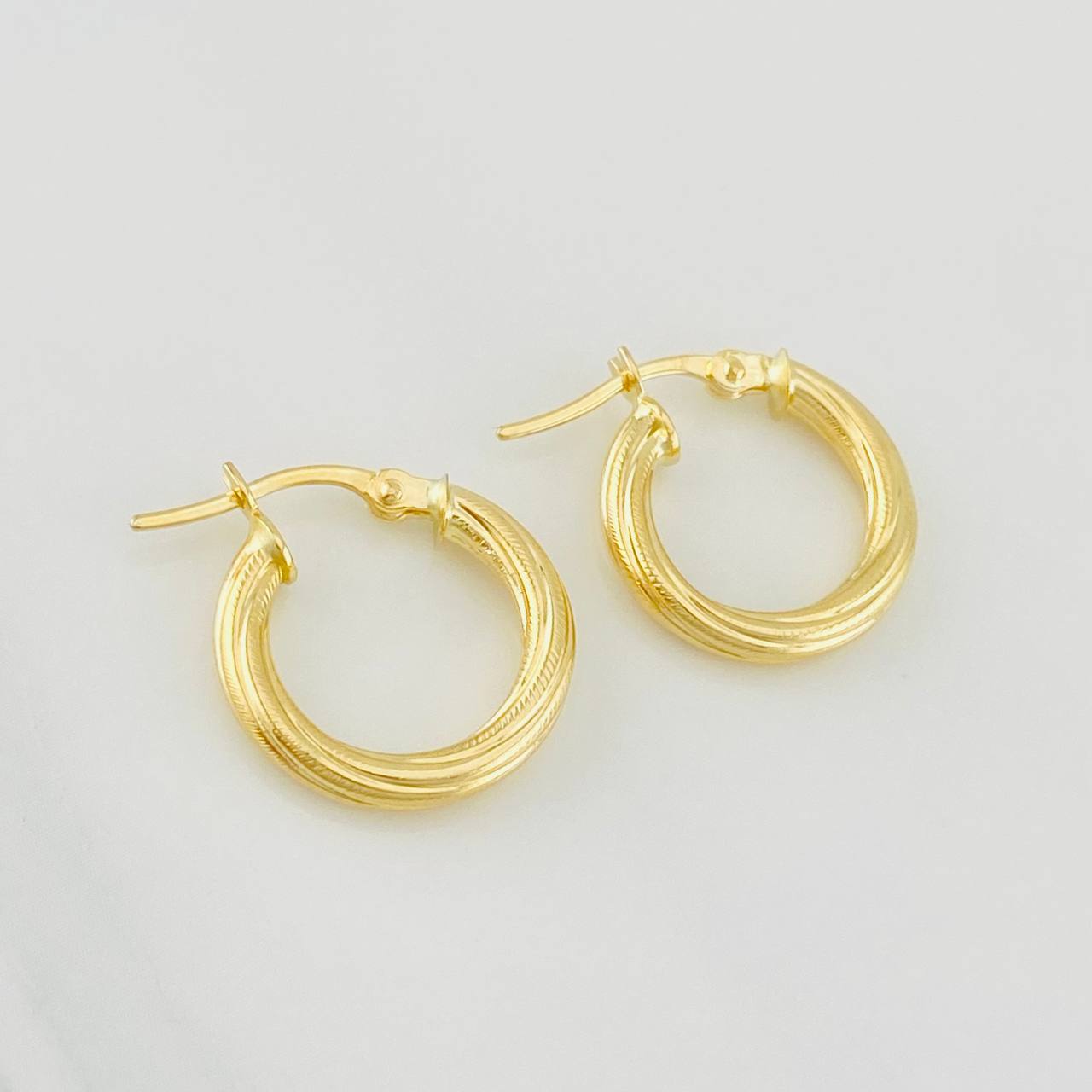 Candongas Lore 1.6g / 1.7cm Oro Amarillo 18K