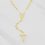Rosario Virgen Milagrosa 10.3g / 60cm / 4mm Oro Amarillo 18K