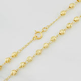 Rosario Virgen Milagrosa 10.3g / 60cm / 4mm Oro Amarillo 18K
