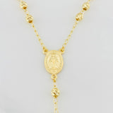 Rosario Virgen Milagrosa 10.3g / 60cm / 4mm Oro Amarillo 18K