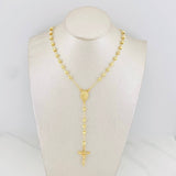 Rosario Virgen Milagrosa 10.3g / 60cm / 4mm Oro Amarillo 18K