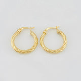 Candongas Mary 1.7g / 2cm Oro Amarillo 18K