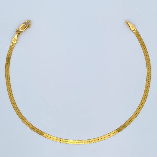 Pulso Espejo 2.35gr / 19.2cm / 2.35mm Oro Amarillo +3 18K %