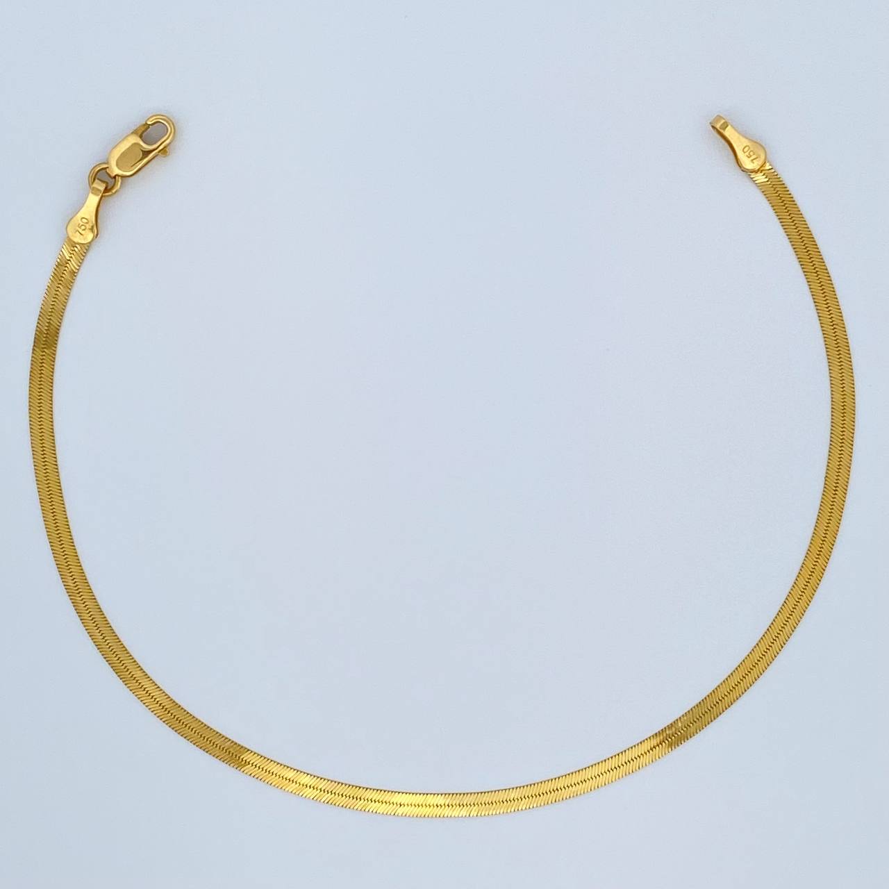 Pulso Espejo 2.3gr / 19.1cm / 2.28mm Oro Amarillo +3 18K %