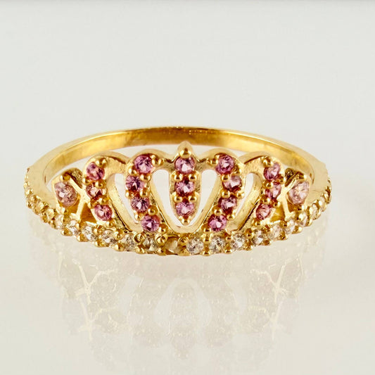 Anillo Corona 1.65gr / T7 / Oro Amarillo 18K