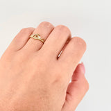 Anillo Corona 15´S 1.45gr / T6 / Oro Amarillo 18K