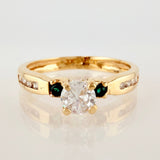 Anillo Solitario  2.95gr / T7 1/2 / Oro Amarillo 18K