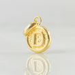 Dije Letra D 0.35gr / 1.5cm / Oro Amarillo 18K ©