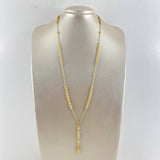 Rosario Espiga Virgen Milagrosa 8.05gr / 50cm / 3mm Bolas Diamantadas Oro Amarillo