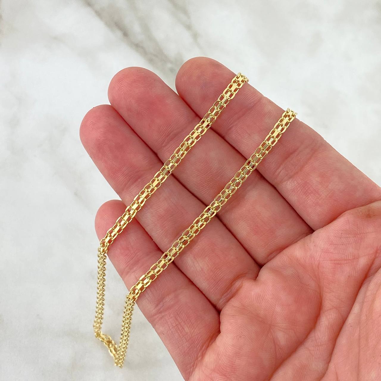 Cadena China 4.7gr / 50cm / 3.2mm Oro Amarillo +0 *