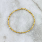 Pulso Lazo 1.7gr / 18.5cm / 2.8mm Oro Amarillo +3