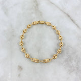 Pulso GC Eslabon 6.1gr / 19cm / 5mm Diamantado Oro Amarillo ©