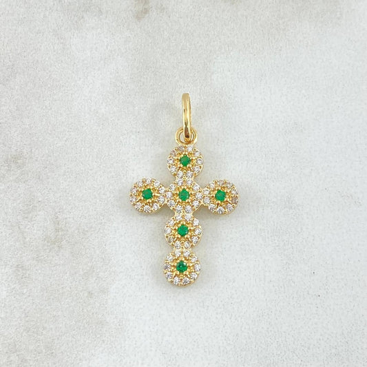 Dije Cruz Tupida 2gr / 2.8cm / Oro Amarillo 18K *