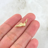 Dije Zapato Guayo 2.4gr / 2.3cm / Oro Amarillo 18K ©
