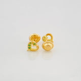 Topos Silueta Corazón 0.8 g / 5.9 mm Oro Amarillo 18K