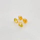 Topos Silueta Corazón 0.8 g / 5.9 mm Oro Amarillo 18K