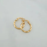 Candongas Kari 0.9 g / 1.5 cm Oro Amarillo 18K