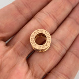 Herraje Cilindro Medusa 5.15gr / 1cm / Dos Oros Blanco Rosa 18K %