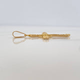 Dije Cruz Corazones 1.3gr / 3.3cm / Oro Amarillo 18K %