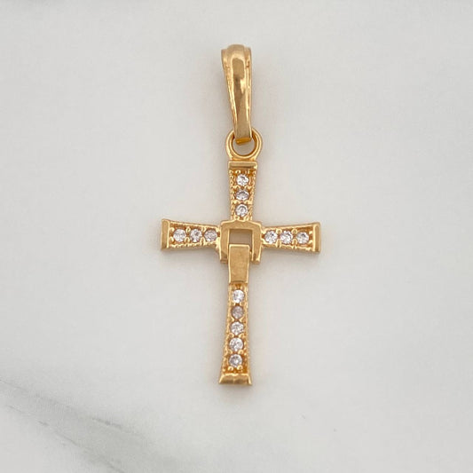 Dije Cruz Articulada 1gr / 2.6cm / Oro Amarillo 18K %