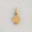 Dije Corona 0.3gr / 1.2cm / Oro Amarillo 18K %