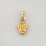 Dije Corona 0.3gr / 1.2cm / Oro Amarillo 18K %