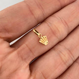 Dije Corona 0.3gr / 1.2cm / Oro Amarillo 18K %
