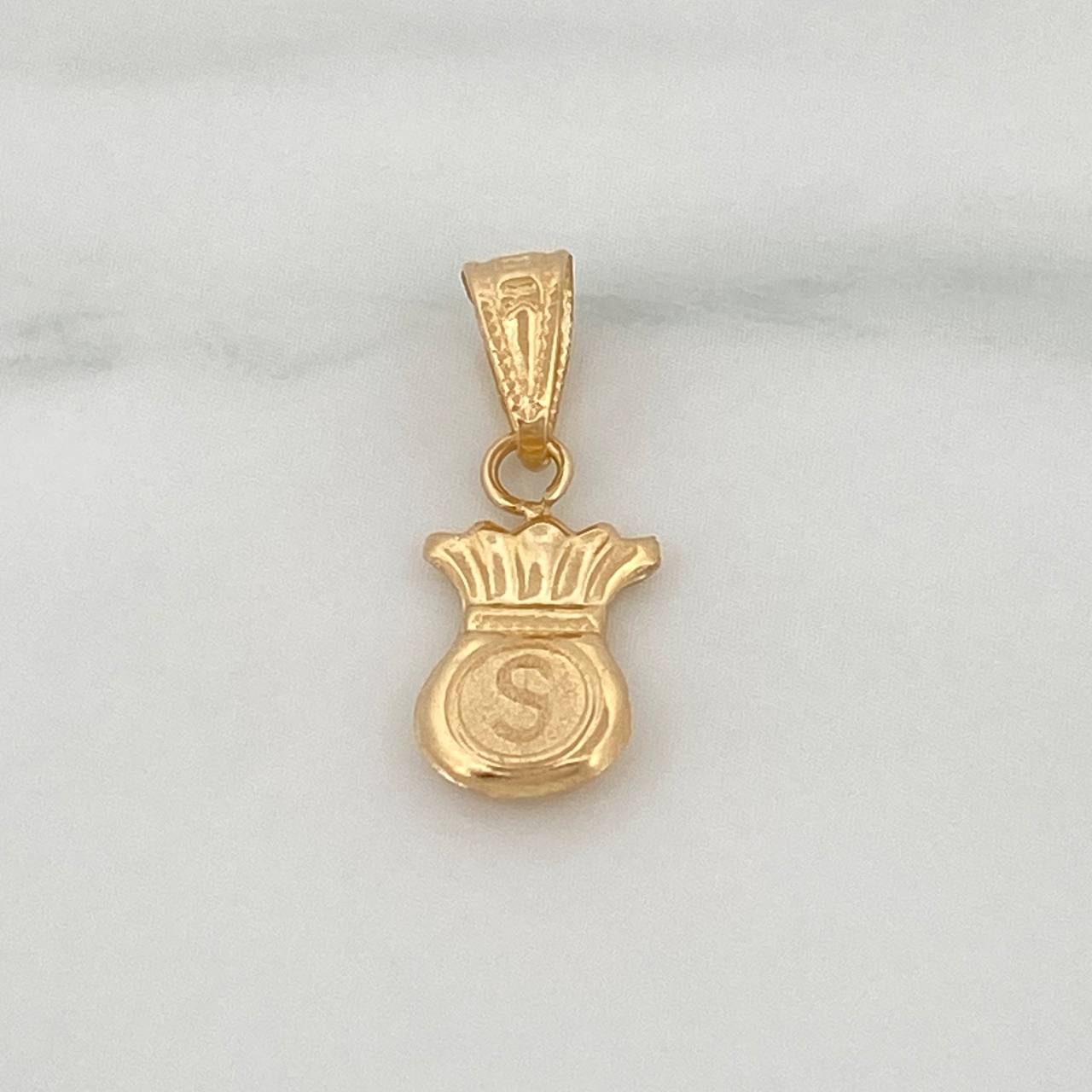Dije Bolsa Dinero 0.55gr / 1.8cm / Oro Amarillo 18K %