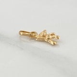 Dije Oso Mano Arriba 0.2gr / 1.4cm / Oro Amarillo 18K %
