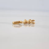 Dije Oso Mano Arriba 0.2gr / 1.4cm / Oro Amarillo 18K %