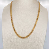 Cadena Cubana Reticulada 11.85gr / 60.5cm / 3.8mm Oro Amarillo +3 18K %