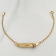 Pulso Bebé Placa Aro Seguido 3.05gr / 14.5cm / 0.7mm Oro Amarillo 18K %