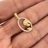 Dije Virgen Maria 1.05gr / 2.5cm / Oro Amarillo 18K %