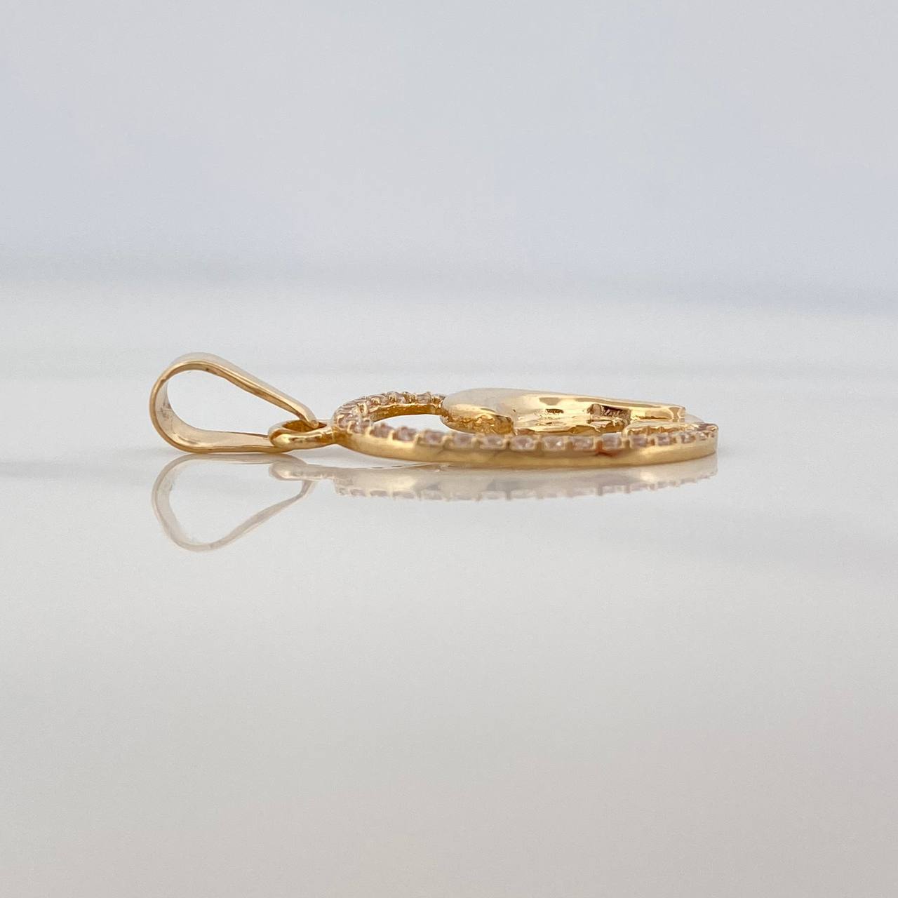 Dije Virgen Maria 1.05gr / 2.5cm / Oro Amarillo 18K %