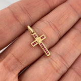 Dije Cruz 1.05gr / 2.2cm / Oro Amarillo 18K %