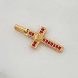 Dije Cruz 1.05gr / 2.2cm / Oro Amarillo 18K %