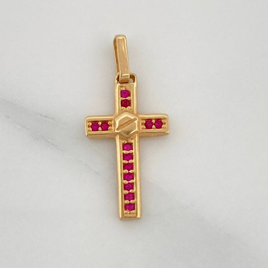 Dije Cruz 1.05gr / 2.2cm / Oro Amarillo 18K %