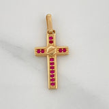 Dije Cruz 1.05gr / 2.2cm / Oro Amarillo 18K %