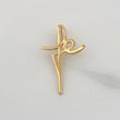 Dije Cruz Fe 0.9gr / 2.2cm / Oro Amarillo 18K %