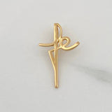 Dije Cruz Fe 0.9gr / 2.2cm / Oro Amarillo 18K %