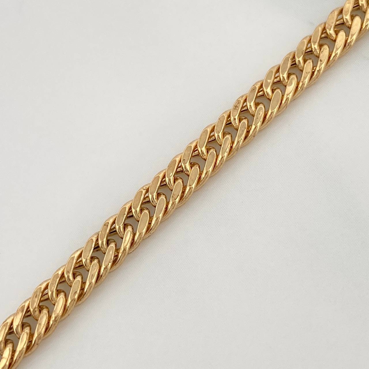 Cadena Cubana Reticulada 11.85gr / 60.5cm / 3.8mm Oro Amarillo +3 18K %