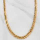 Cadena Cubana Reticulada 11.85gr / 60.5cm / 3.8mm Oro Amarillo +3 18K %
