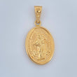 Dije Virgen Maria Auxiliadora 2.25gr / 3.8cm / Oro Amarillo 18K $