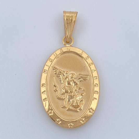Dije San Miguel 3.65gr / 4.3cm / Oro Amarillo 18K $