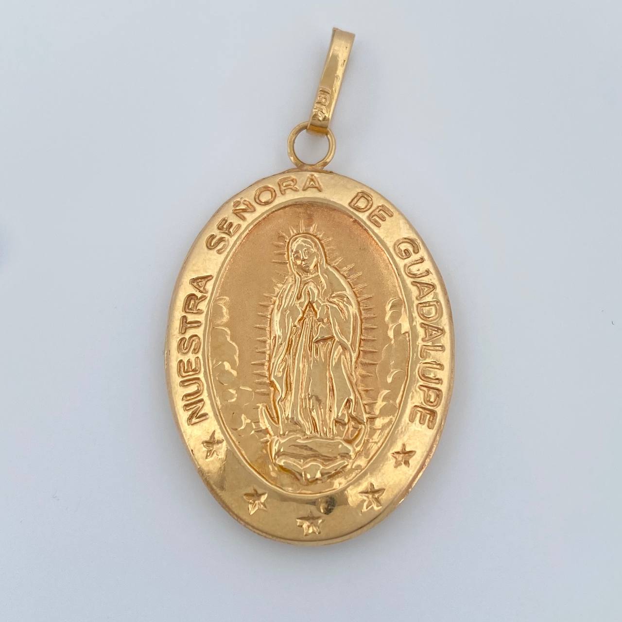 Dije Virgen De Guadalupe 3.05gr / 4.5cm / Oro Amarillo 18K $
