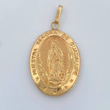 Dije Virgen De Guadalupe 3.05gr / 4.5cm / Oro Amarillo 18K $