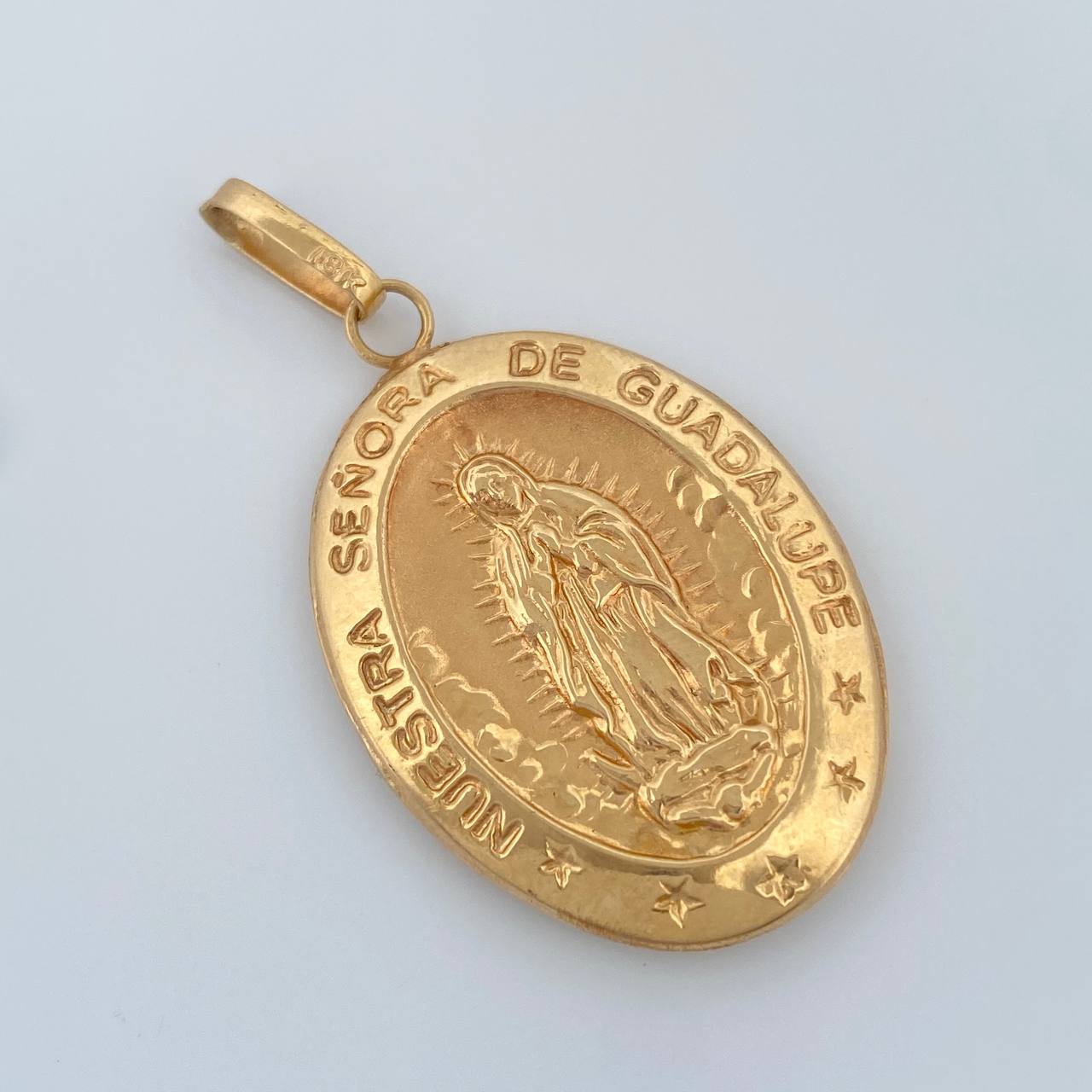 Dije Virgen De Guadalupe 3.05gr / 4.5cm / Oro Amarillo 18K $