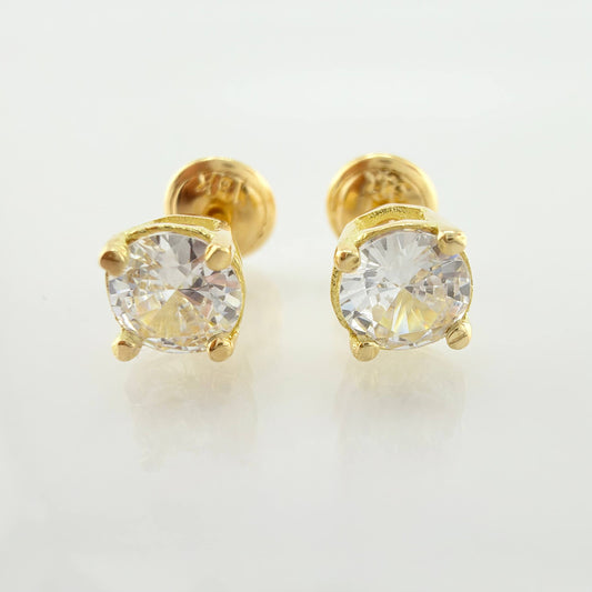 Topos Bisel 1.4gr / 5.4mm Oro Amarillo 18K *