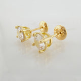 Topos Bisel 1.4gr / 5.4mm Oro Amarillo 18K *