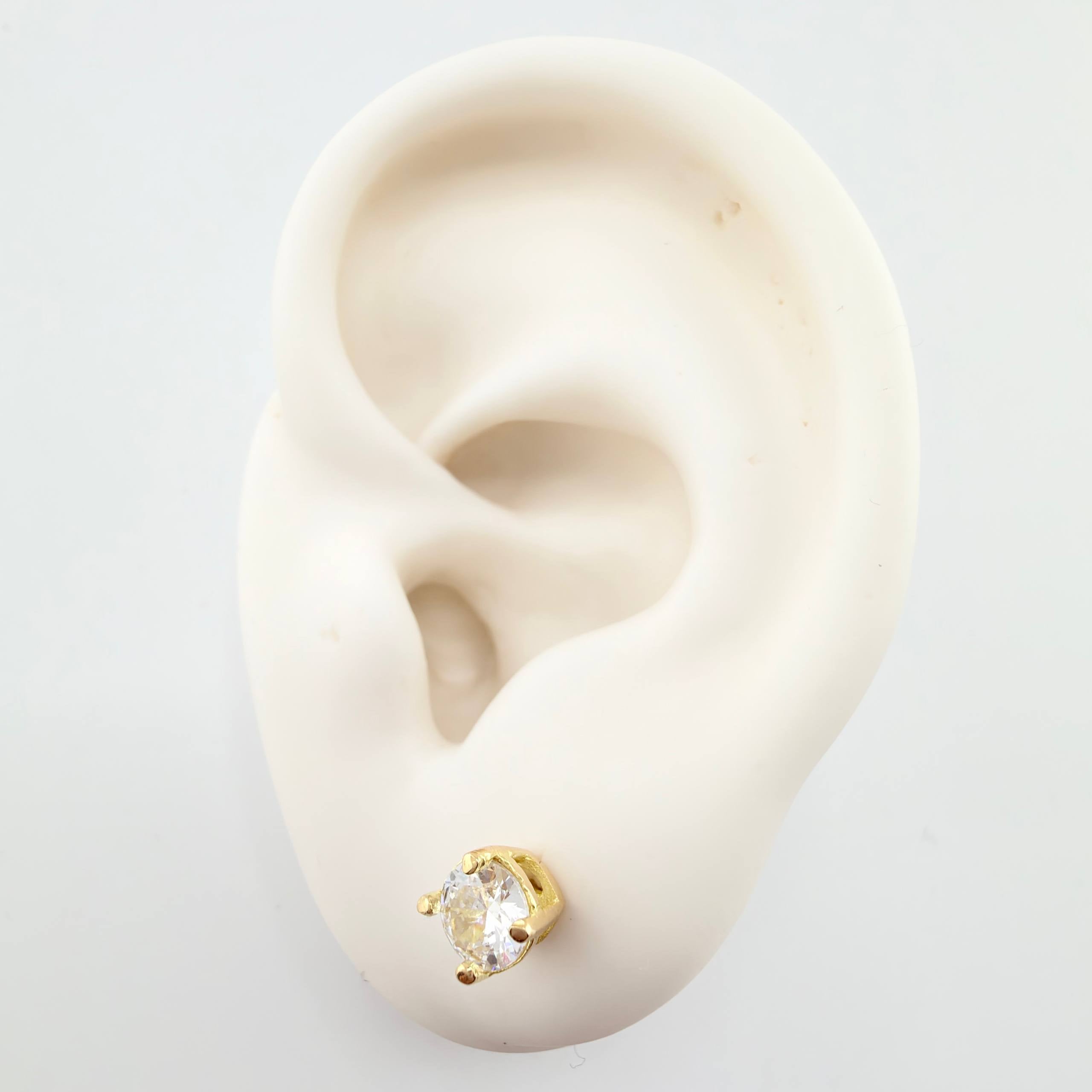 Topos Bisel 1.35gr / 6.2mm Oro Amarillo 18K *